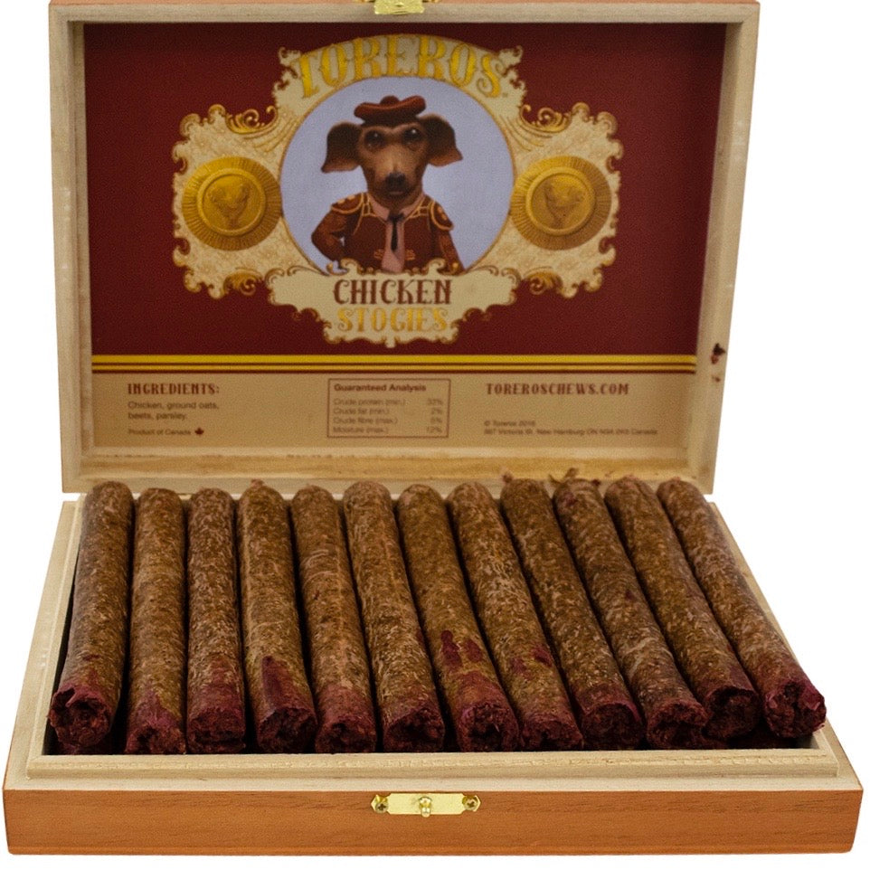 chicken stogies with cranberry