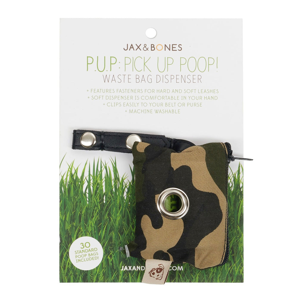 pup waste bag holder - camo