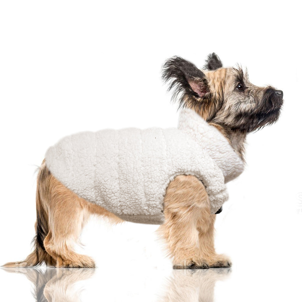 kieran reversible faux-fur puffer jacket - camel/beige - few left!