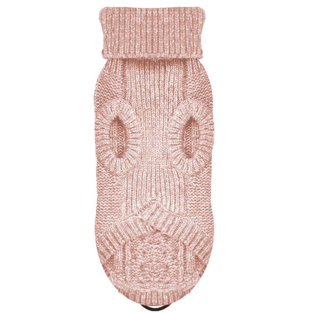 donovan cable knit sweater - pink - few left!