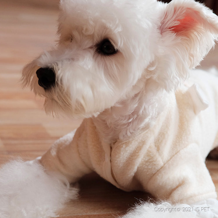 teddy face fleece pj - apricot - 1 large left!