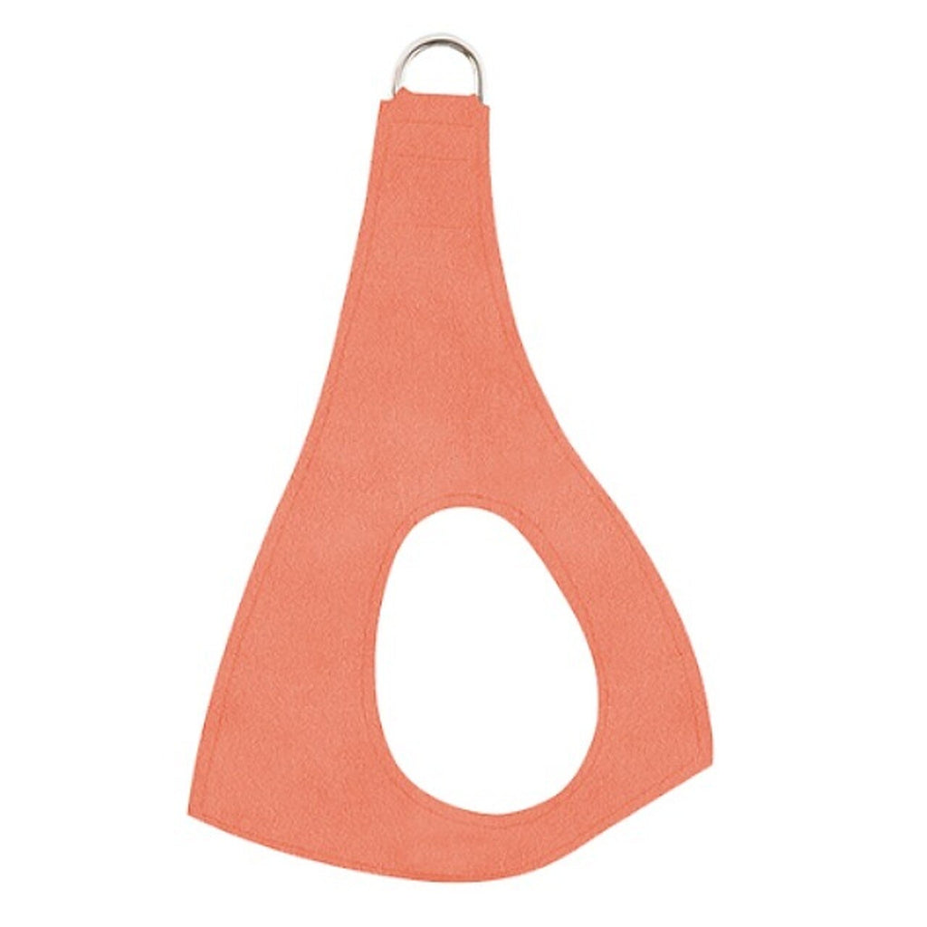 ultra-suede step in harness - peaches & cream