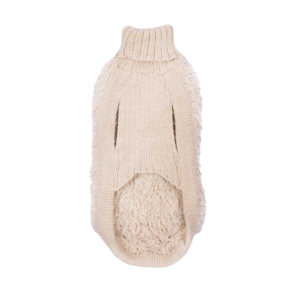 game of bones alpaca sweater - natural - few left!