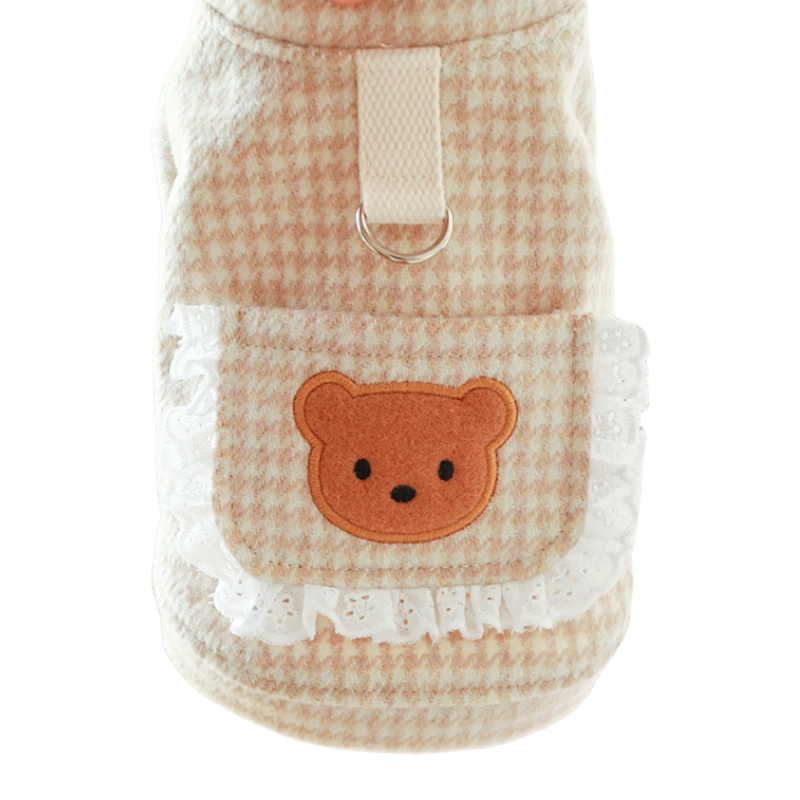 teddy bear harness jacket