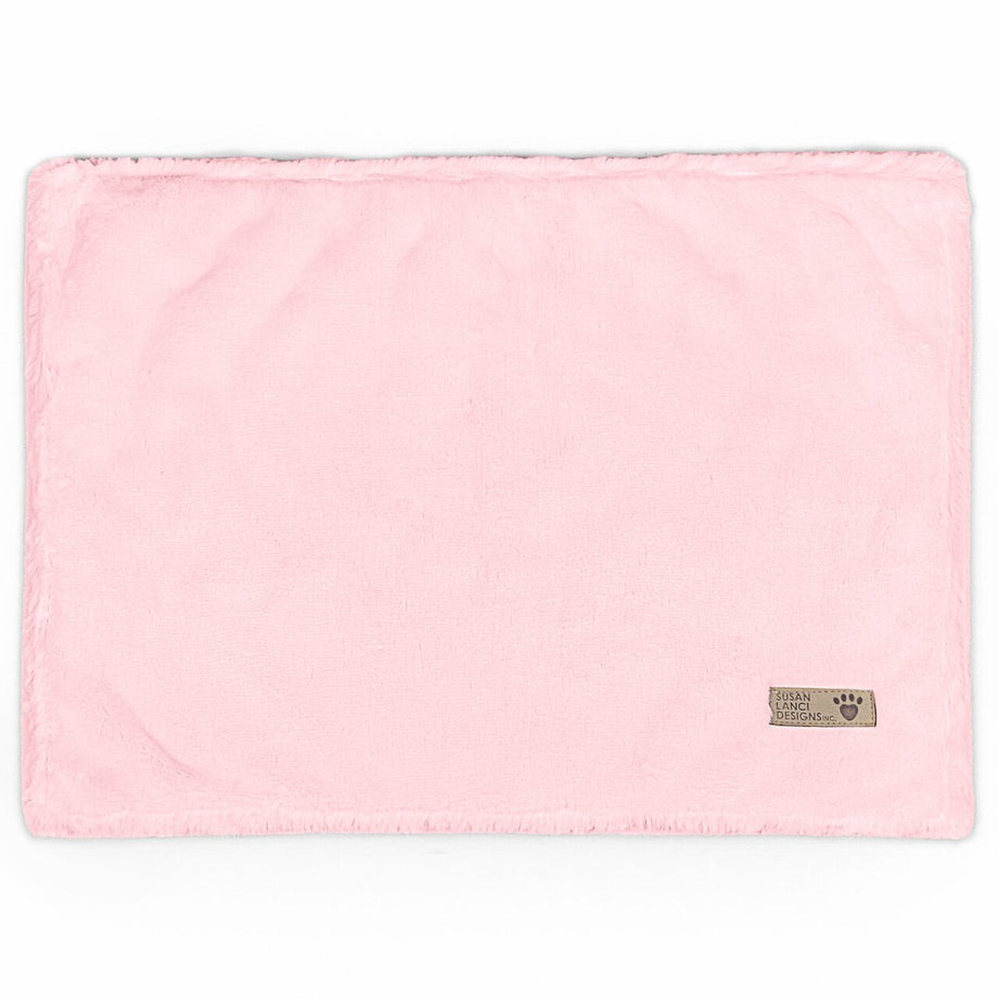 spa blanket - puppy pink
