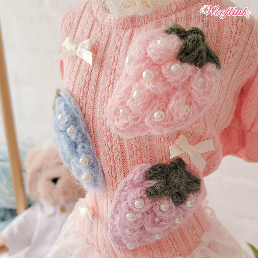 strawberry mini spring dress 🍓
