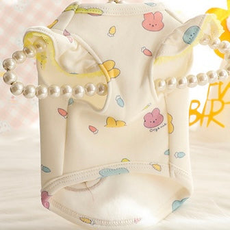 cute rabbit tee with ruffle sleeve - 1 xxs left!
