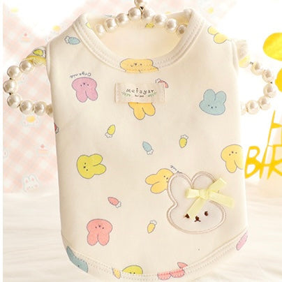 cute rabbit tee with ruffle sleeve - 1 xxs left!