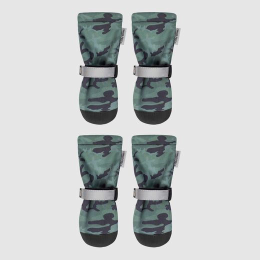 soft shield protective dog boots - camo