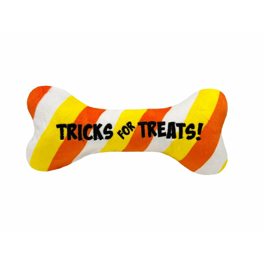 tricks for treats plush bone toy