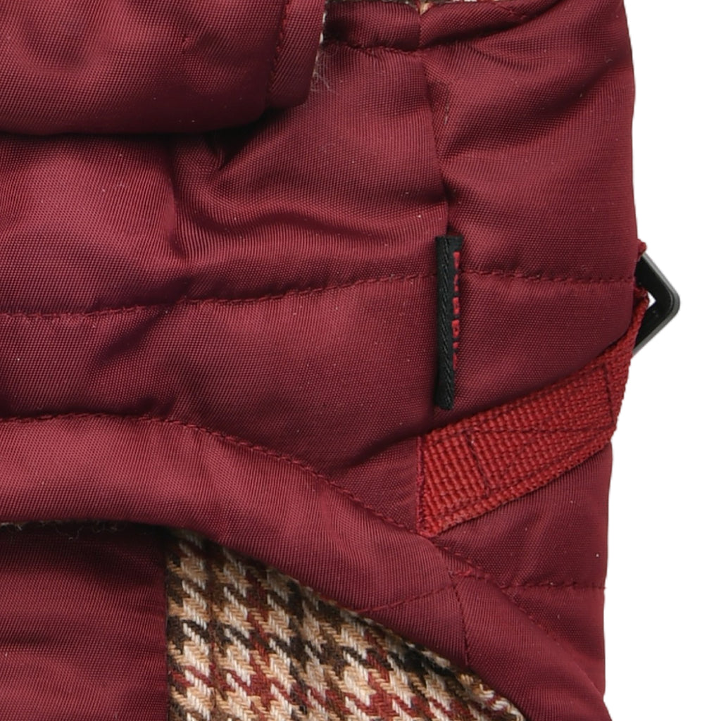 donovan harness coat - burgundy