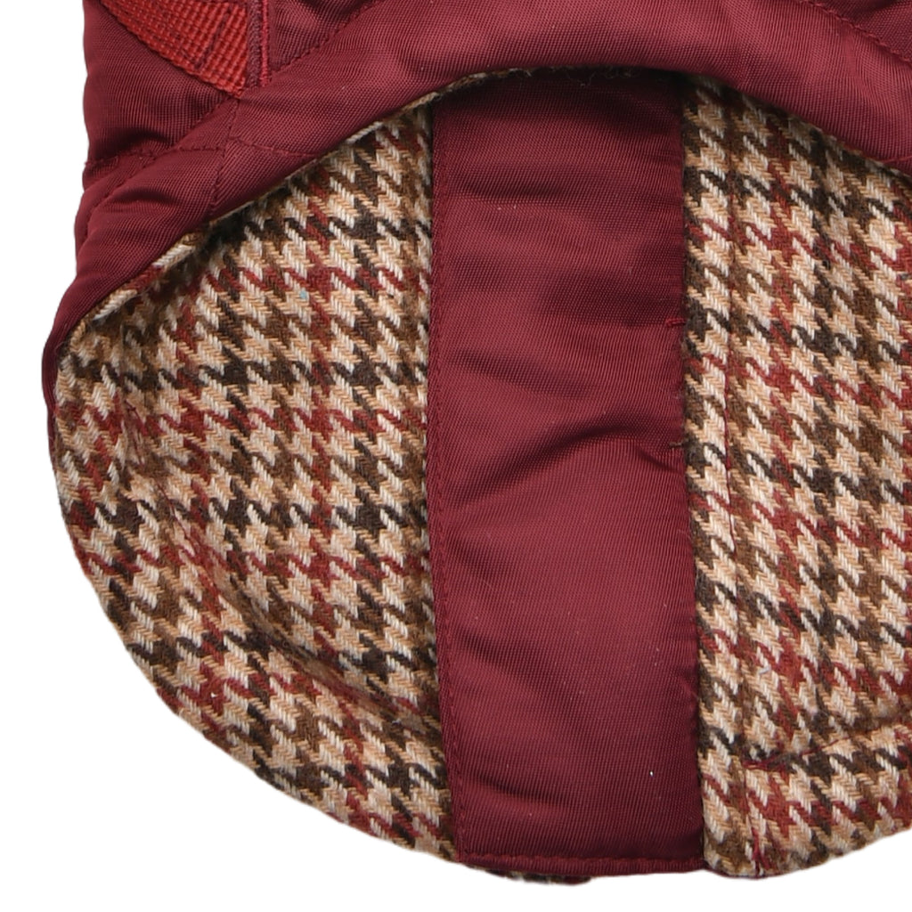 donovan harness coat - burgundy