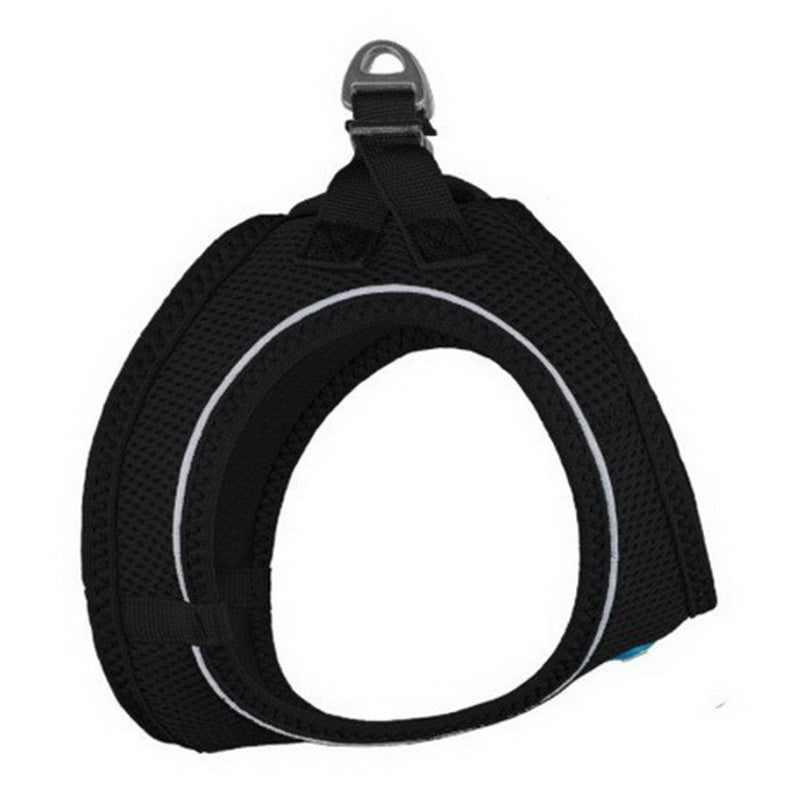 plush adjustable harness - black