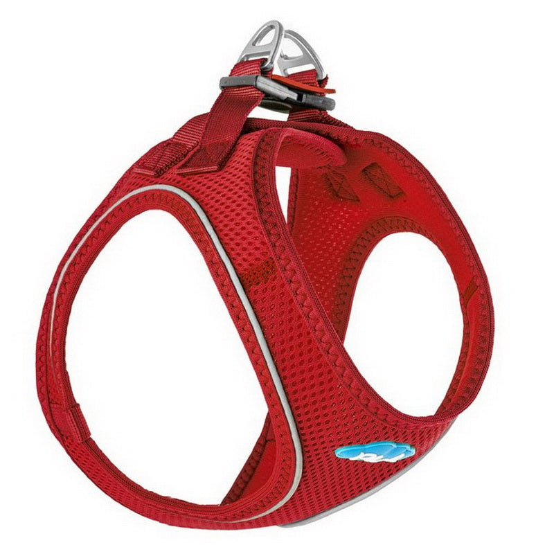 plush adjustable harness - red
