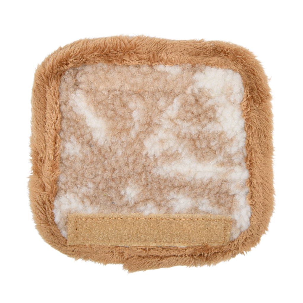 chyanne fluffy leash - beige