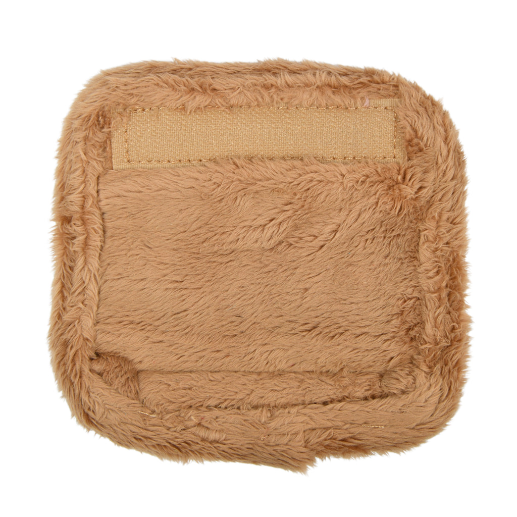 chyanne fluffy leash - beige