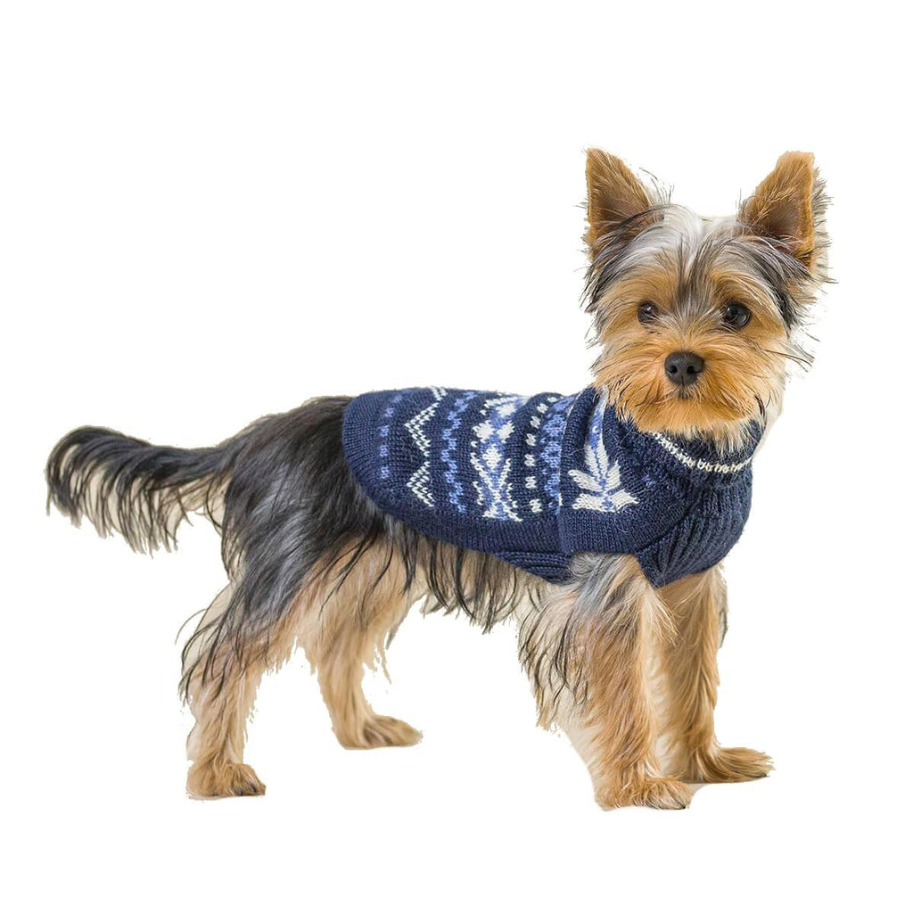 winter night alpaca sweater - navy