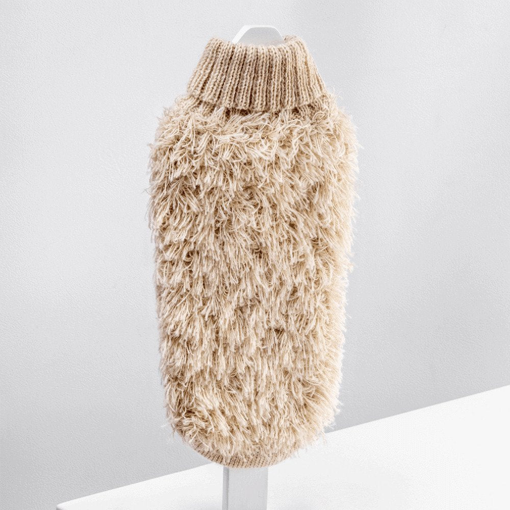 game of bones alpaca sweater - natural - few left!