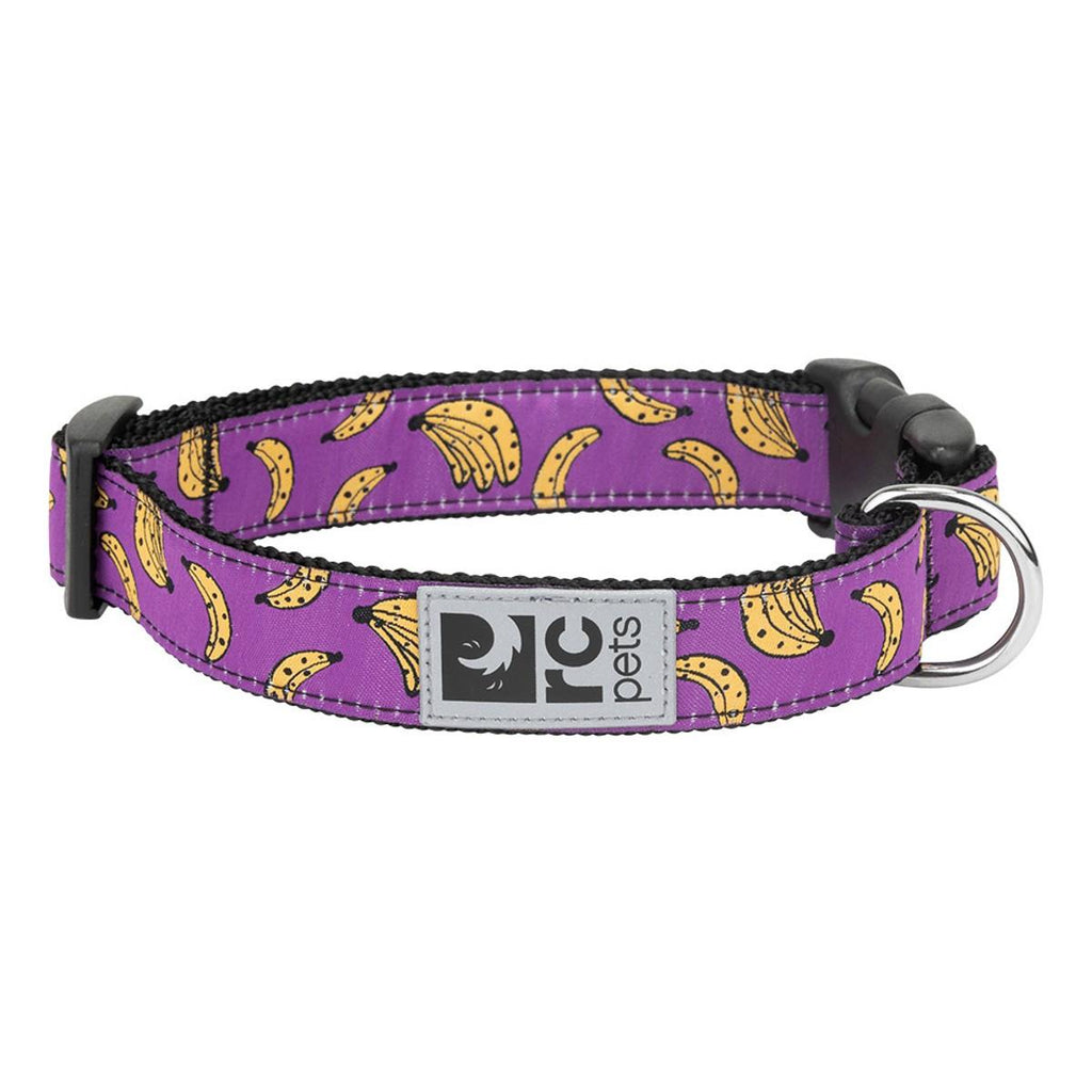 nylon clip collar - bananas