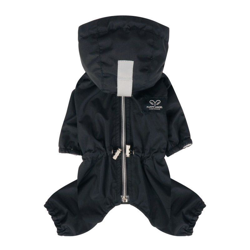 waterproof coverall - black - for unisex