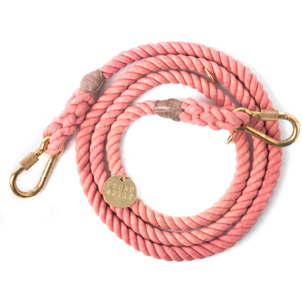 blush adjustable rope leash barking babies