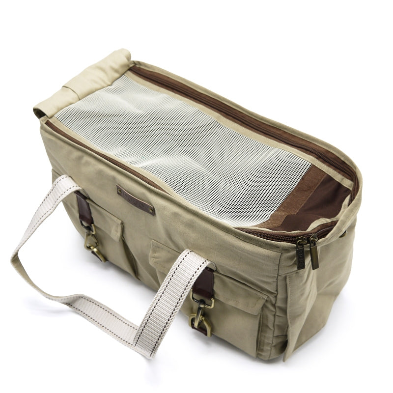 buckle tote - beige