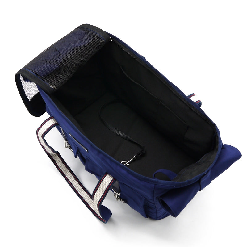 buckle tote - navy