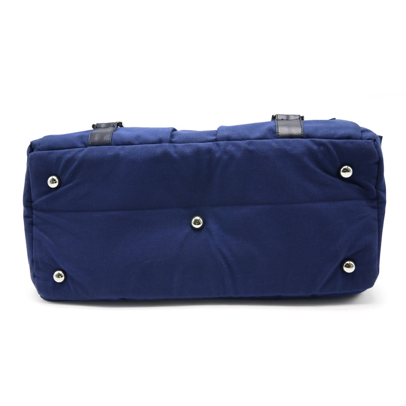 buckle tote - navy