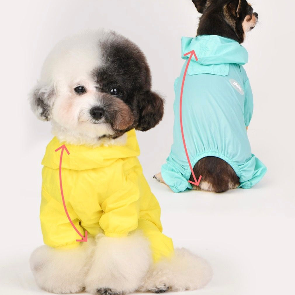 candy all-in-one rainsuit - yellow
