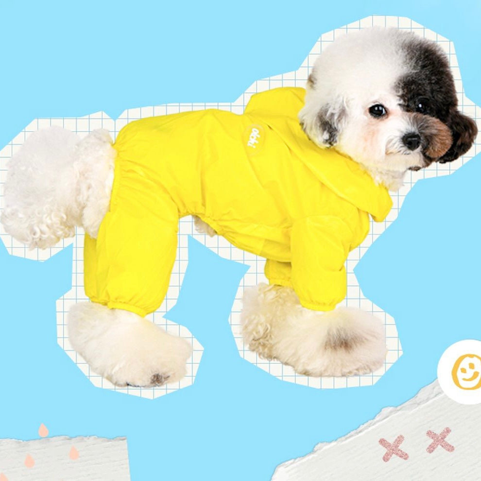 candy all-in-one rainsuit - yellow