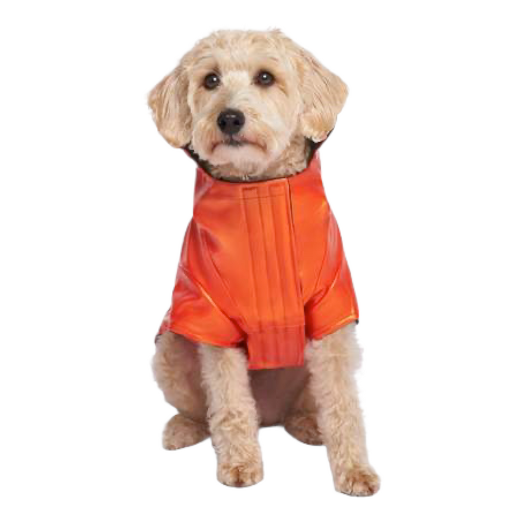 cold front lined raincoat - orange