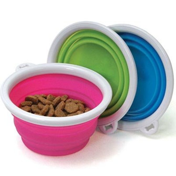 collapsable travel bowl - small or large barking babies