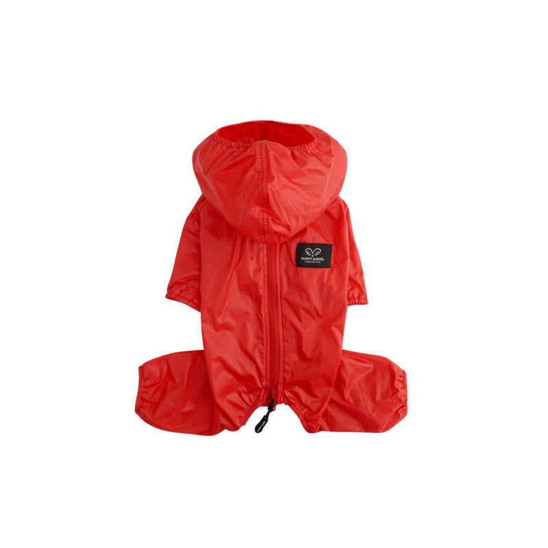 rainy day air coverall - red - for unisex