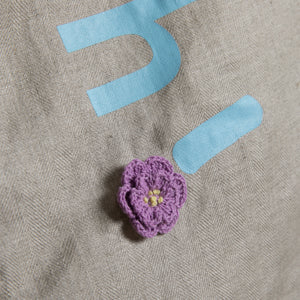 shhh blanket - dark natural italian cotton