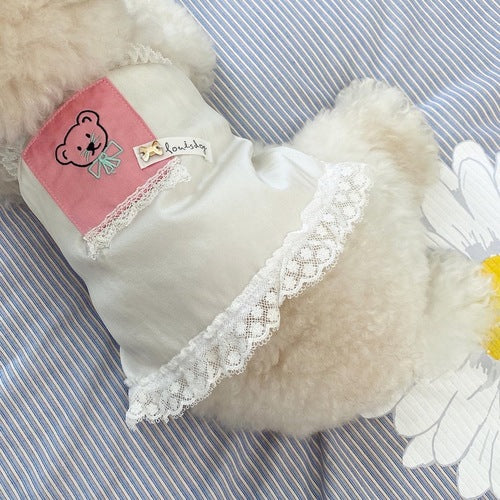 silk teddy ruffle top - available in small!