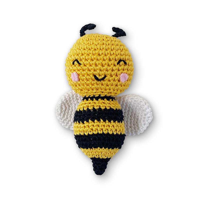 bumble-bee knit toy