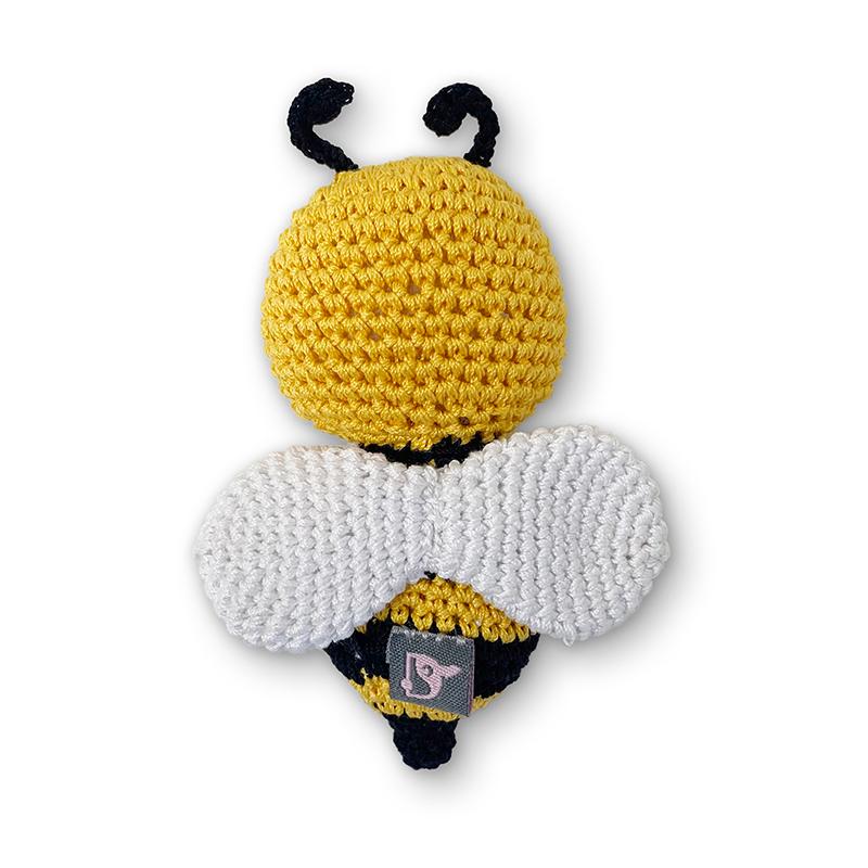 bumble-bee knit toy