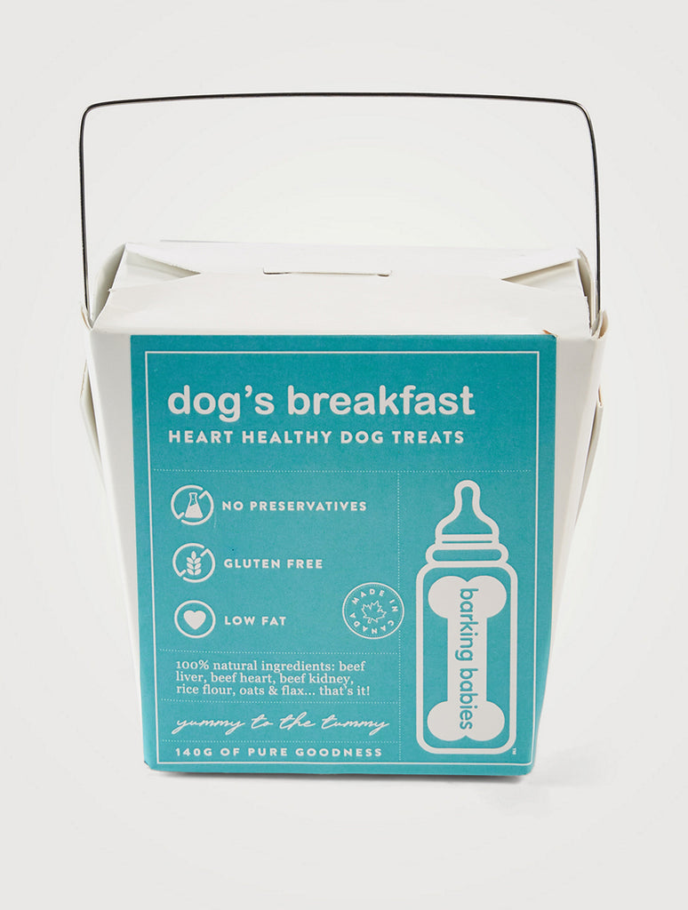 barking babies dog's breakfast beef dog treats