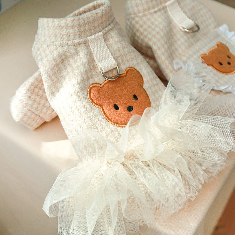 teddy bear harness dress - few left!