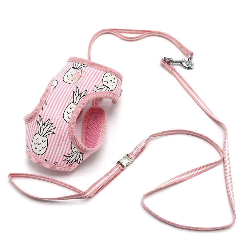 pineapple harness - pink - 1 large left!