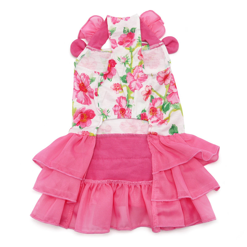 floral flounce dress