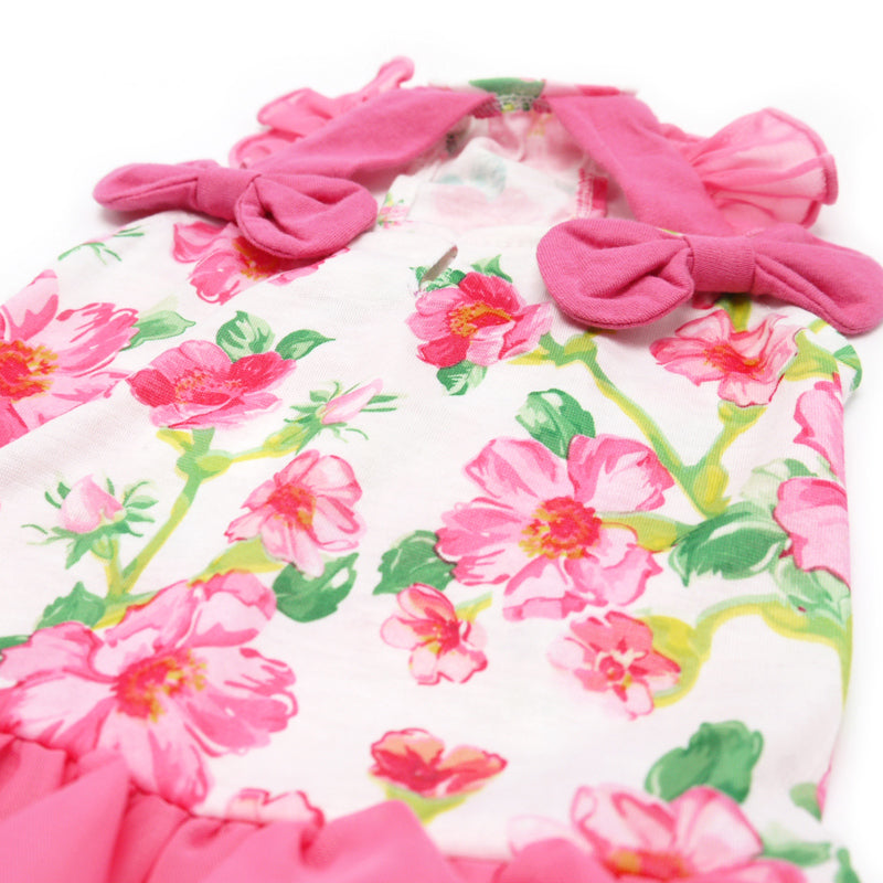 floral flounce dress