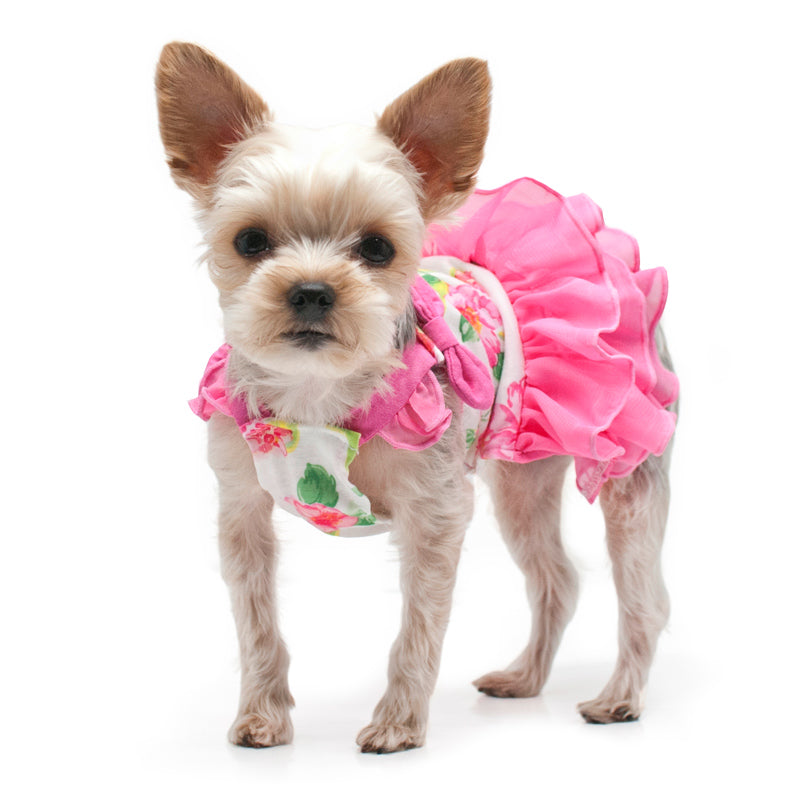 floral flounce dress