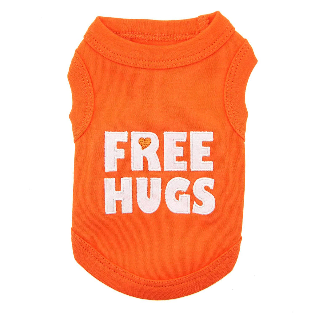 orange free hugs tank - 1 xlarge left!