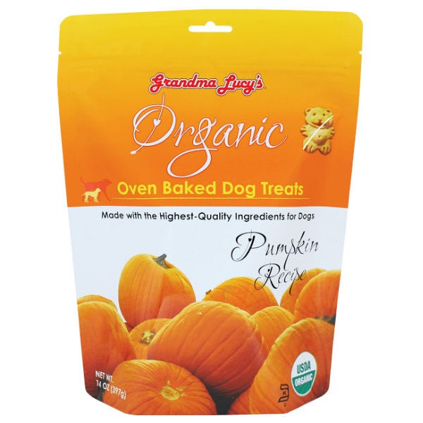 grandma lucy's organic-baked pumpkin treats