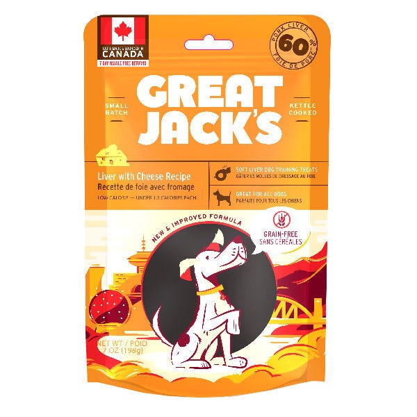great jack's - liver with cheese treats (2 oz)