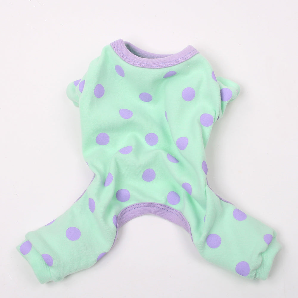 polka dot jumper - green - last one!