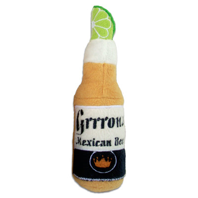 grrona beer dog toy barking babies