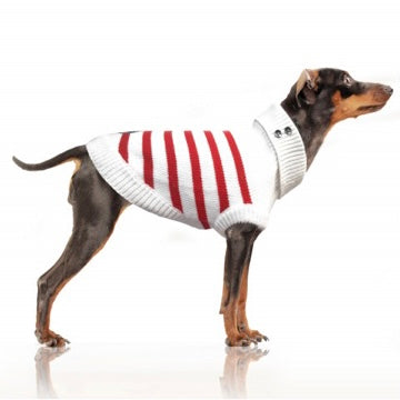 gwendal striped sweater - red - one size 45 left!
