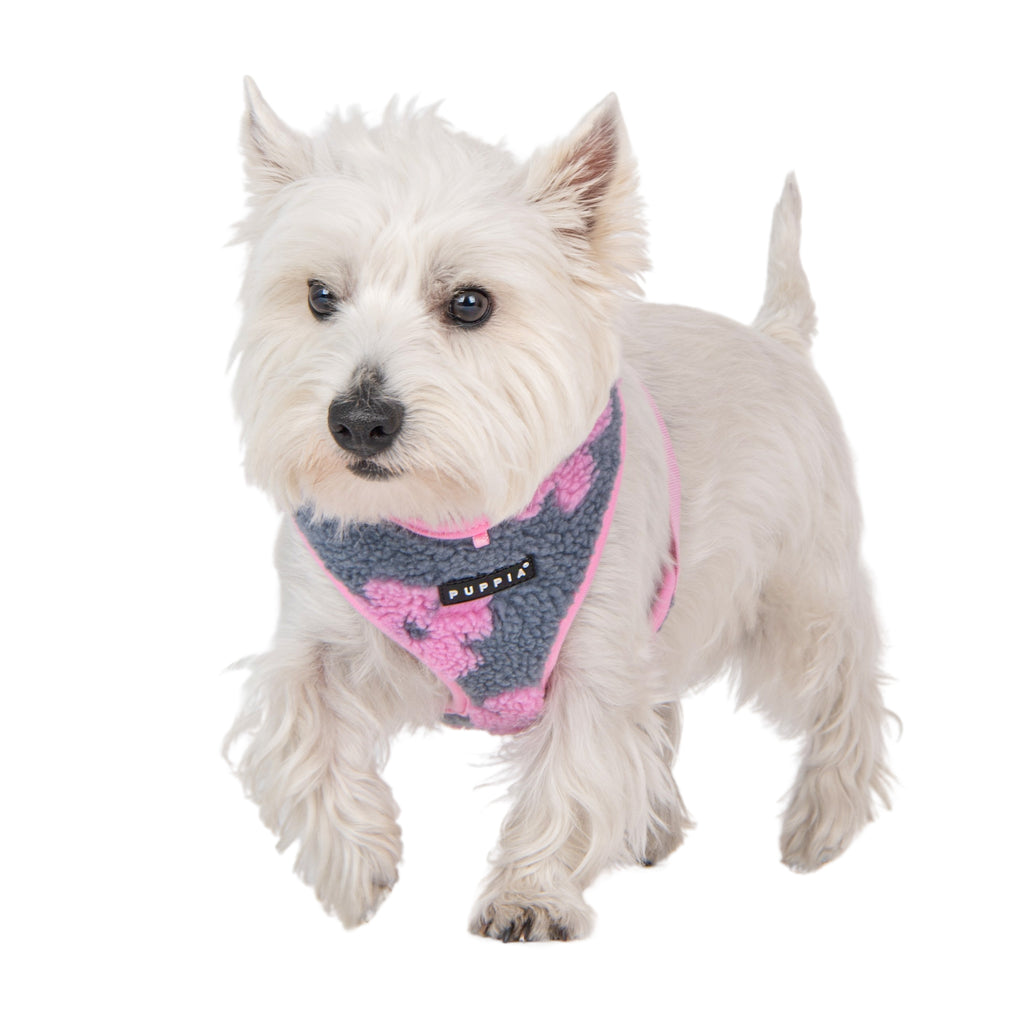 ren fleece harness - pink - available in medium!
